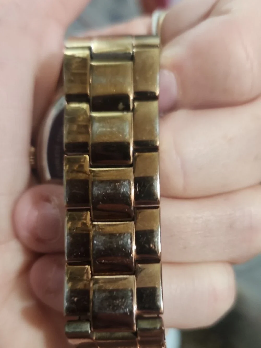 Betsey Johnson Rose Gold and White Women's Watch with Pink Heart‎ Hand